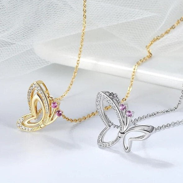 Flying Butterfly Necklace