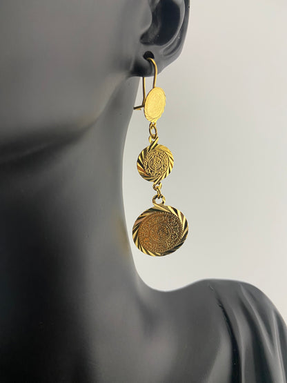 Dura - Coin Earrings