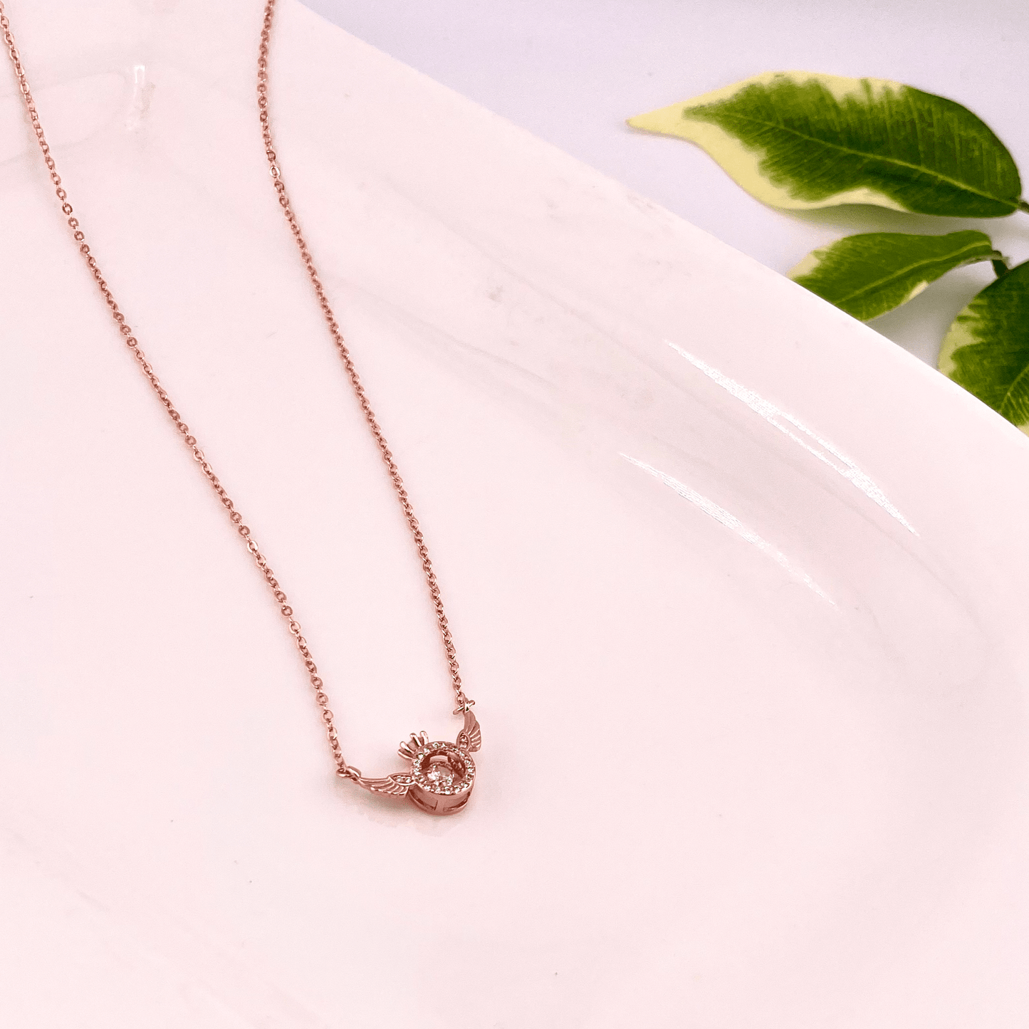 Fluttering Stone Necklace