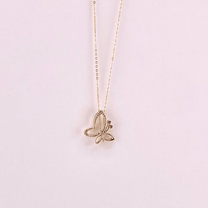 Flying Butterfly Necklace