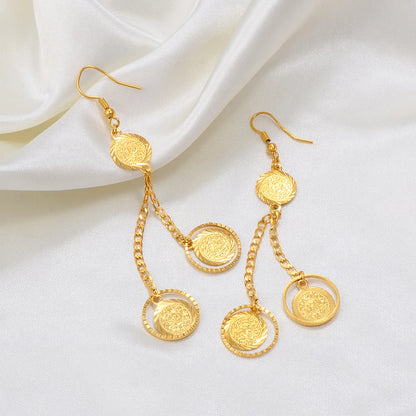 Hawa - Dangle Coin Earrings
