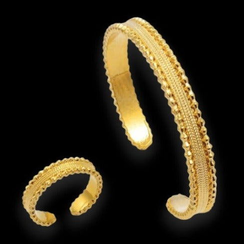 Yasmin - Cuff and Ring Set