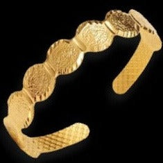 Sara - Coin Cuff Bangle