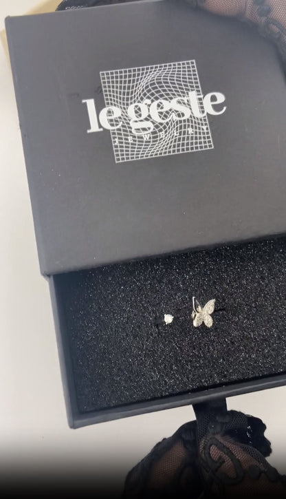 Sparkling Butterfly Ring