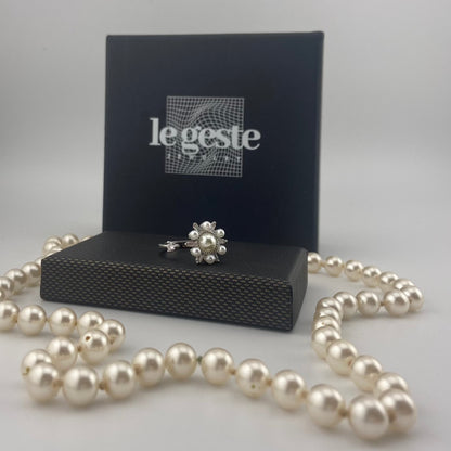 Pearl Flower Ring